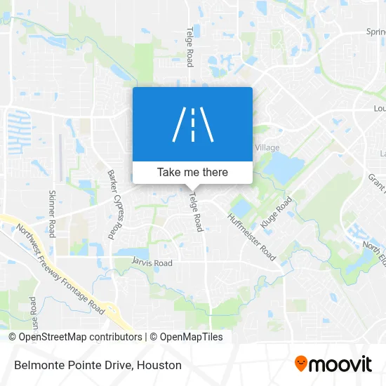 Belmonte Pointe Drive map