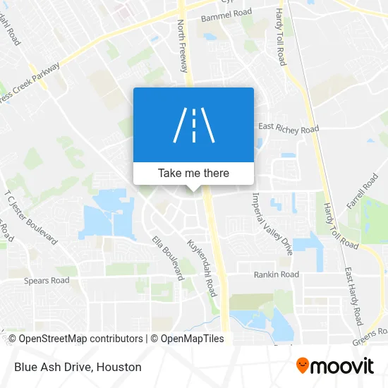 Blue Ash Drive map