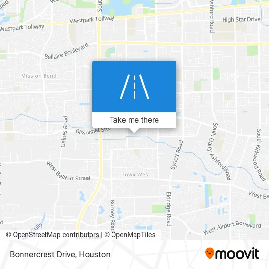 Bonnercrest Drive map