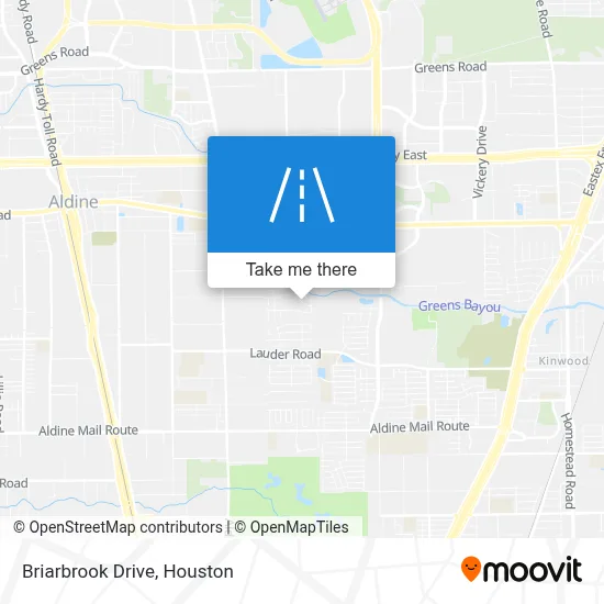 Briarbrook Drive map