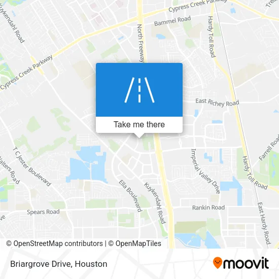Briargrove Drive map