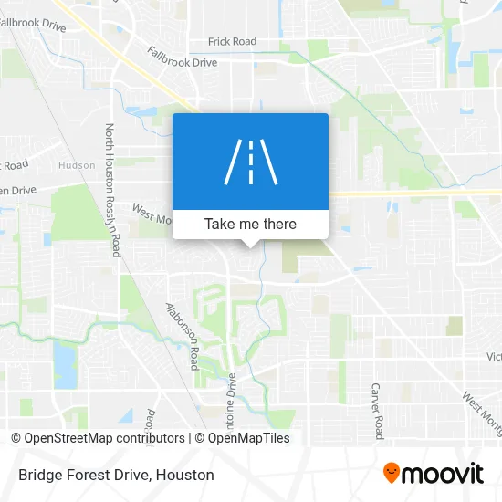 Bridge Forest Drive map