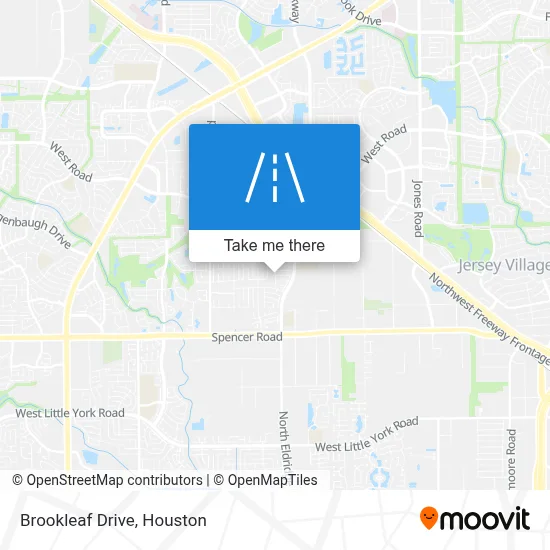 Brookleaf Drive map