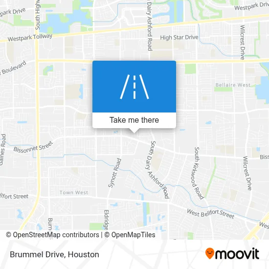 Brummel Drive map