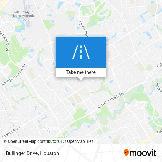 Bullinger Drive map