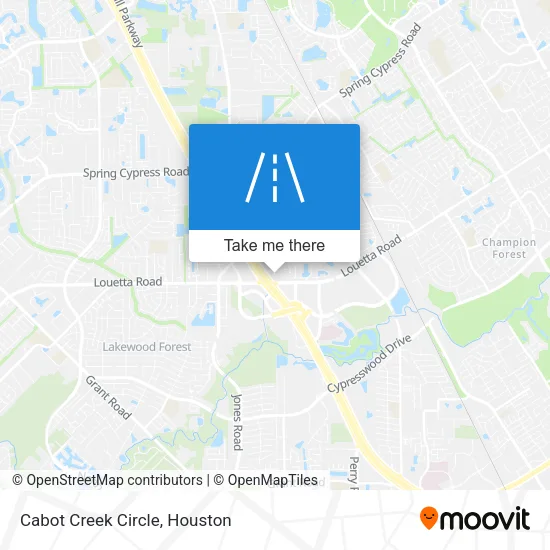 Cabot Creek Circle map
