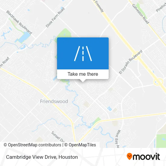 Cambridge View Drive map