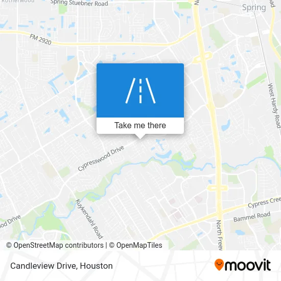 Candleview Drive map