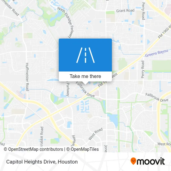 Capitol Heights Drive map
