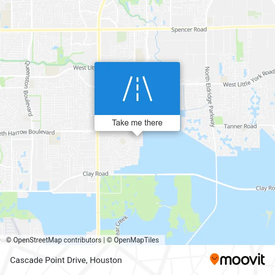 Cascade Point Drive map