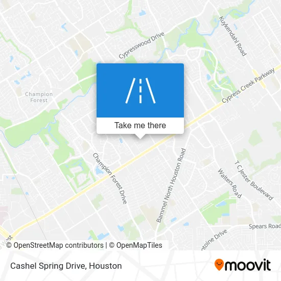 Cashel Spring Drive map