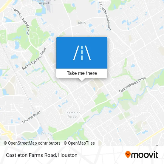 Castleton Farms Road map