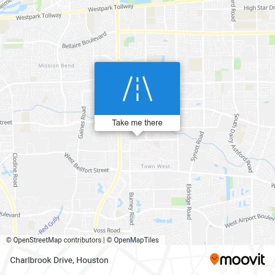 Charlbrook Drive map