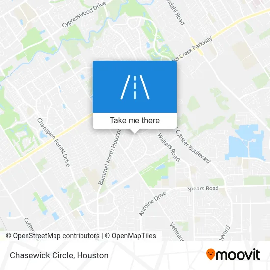 Chasewick Circle map