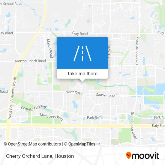 Cherry Orchard Lane map