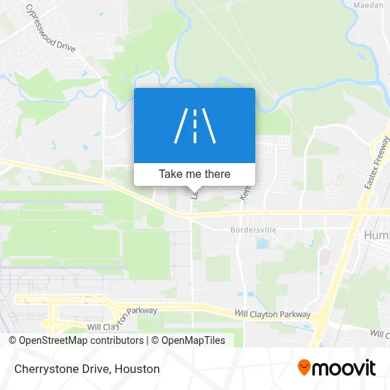 Cherrystone Drive map