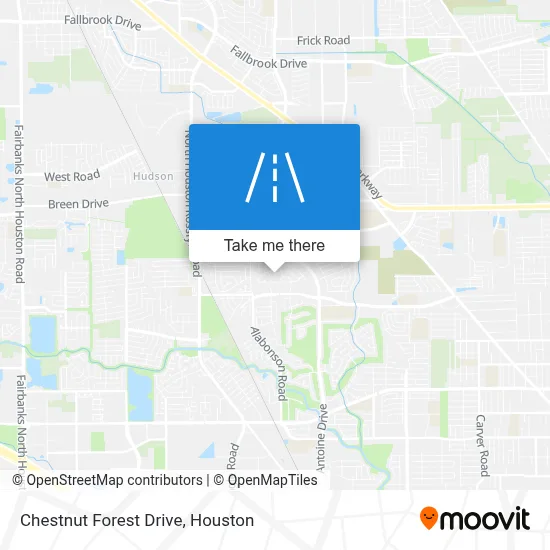 Chestnut Forest Drive map