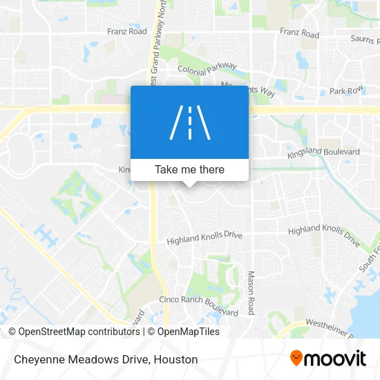 Cheyenne Meadows Drive map