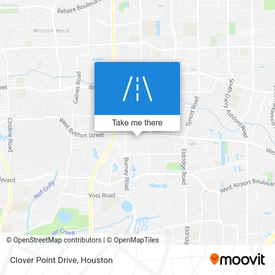 Clover Point Drive map