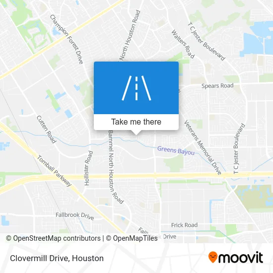 Clovermill Drive map