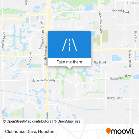 Clubhouse Drive map