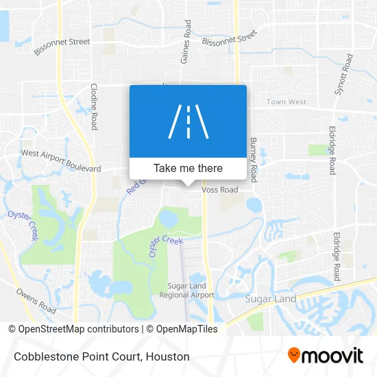 Cobblestone Point Court map