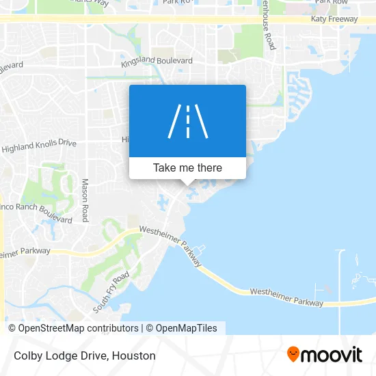 Colby Lodge Drive map