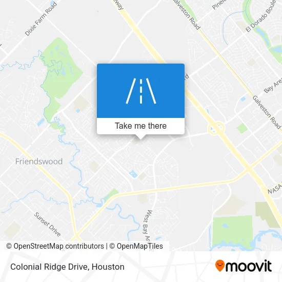 Colonial Ridge Drive map