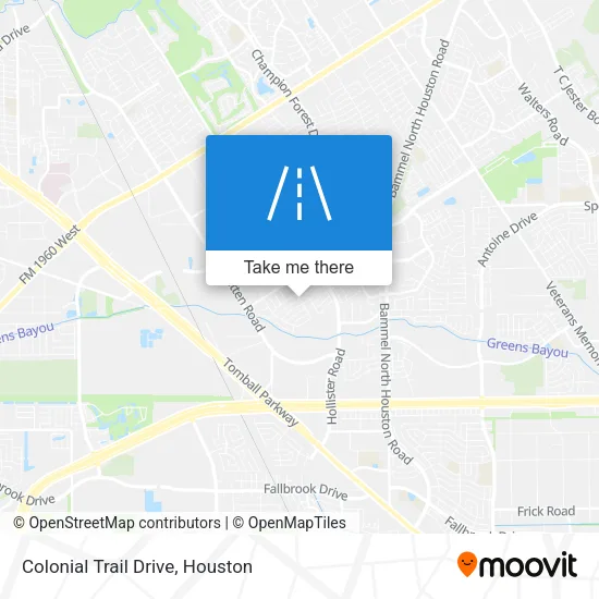 Colonial Trail Drive map