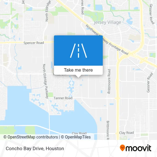 Concho Bay Drive map