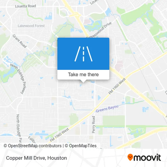 Copper Mill Drive map