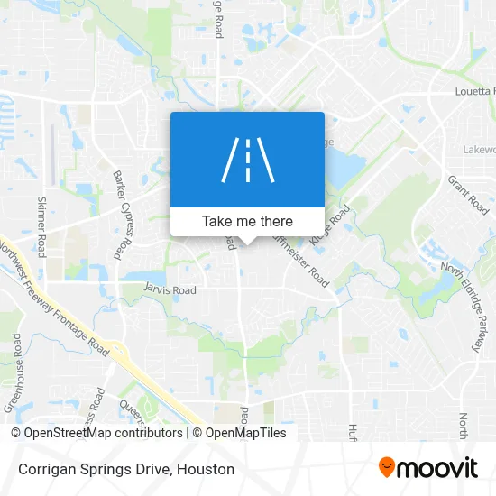 Corrigan Springs Drive map