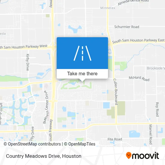 Country Meadows Drive map