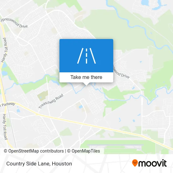 Country Side Lane map