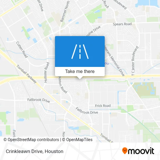 Mapa de Crinkleawn Drive