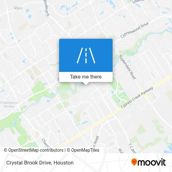 Crystal Brook Drive map