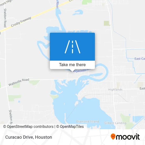 Curacao Drive map