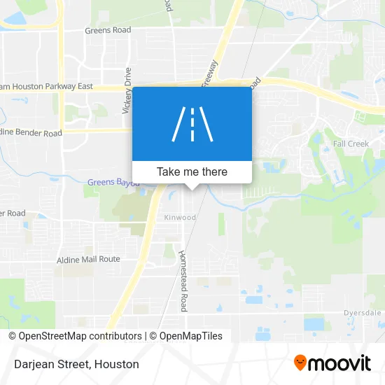Darjean Street map