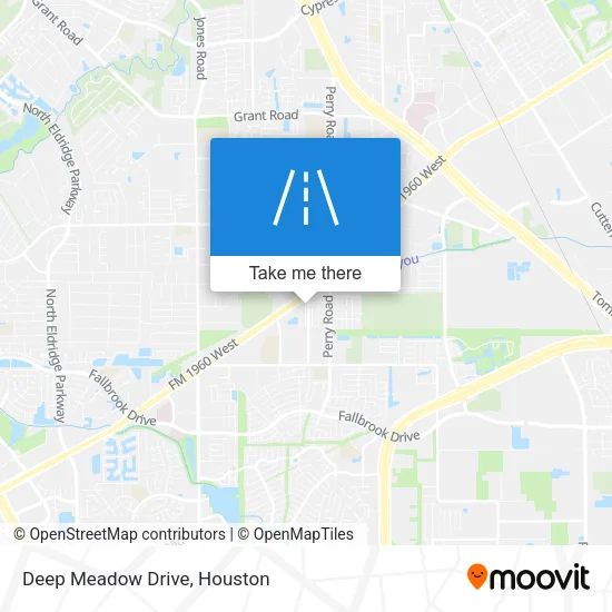 Deep Meadow Drive map