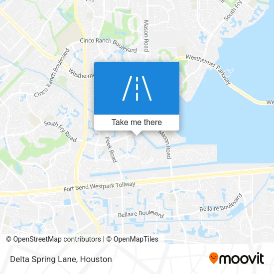 Delta Spring Lane map