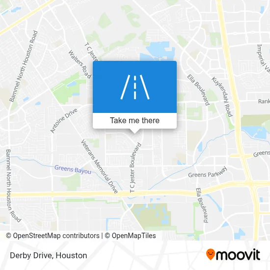 Derby Drive map