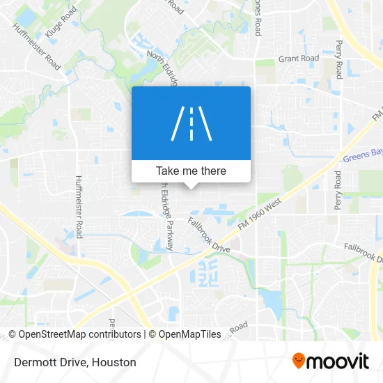 Dermott Drive map