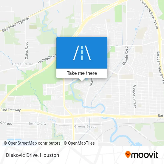 Diakovic Drive map