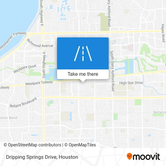 Dripping Springs Drive map