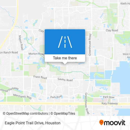 Eagle Point Trail Drive map