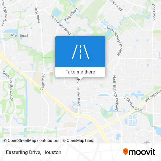 Easterling Drive map
