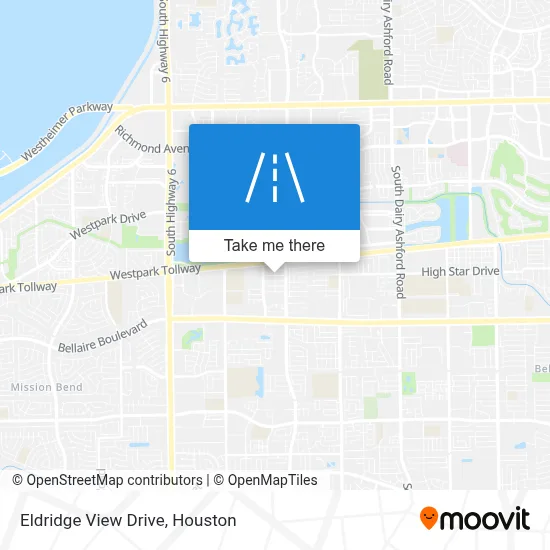 Eldridge View Drive map