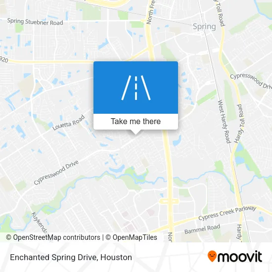 Enchanted Spring Drive map