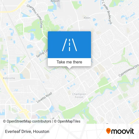 Everleaf Drive map