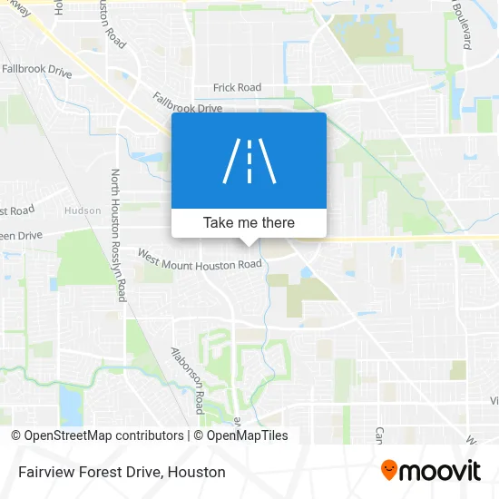 Fairview Forest Drive map